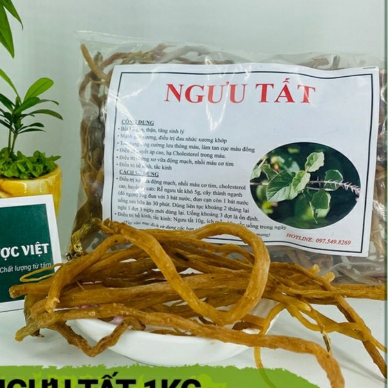 Ngưu Tất  1kg hàng chuẩn chất lượng 1 sạch, khô, mới, chọn lọc