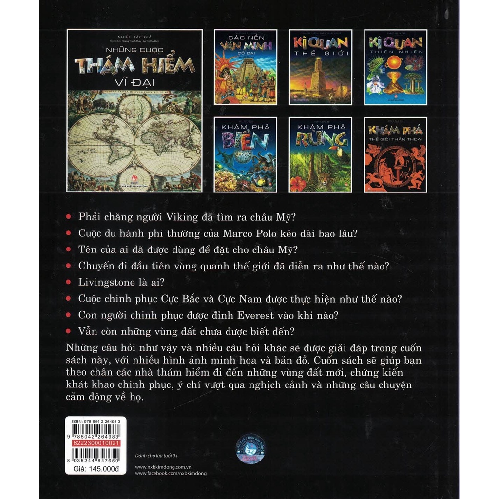 Sách - Những Cuộc Thám Hiểm Vĩ Đại