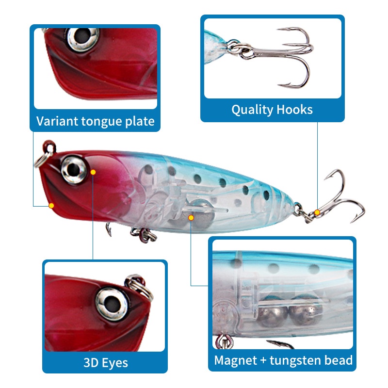 1 Mồi Giả Câu Cá Nhựa Cứng 11.5cm 18g