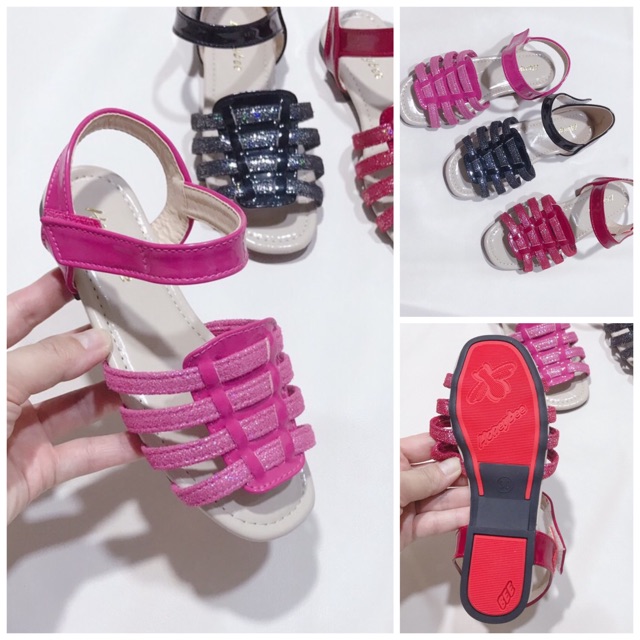 Dép sandal cho bé gái 00309 sz26-36 màu hồng