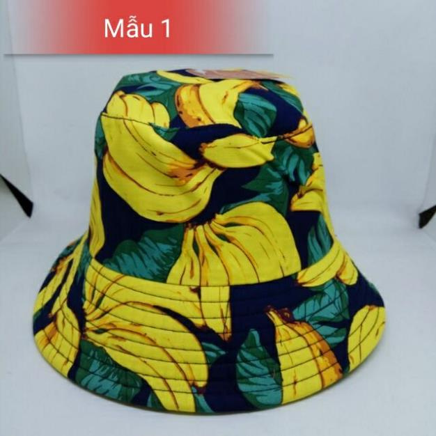 NÓN BUCKET TAI BÈO HÌNH TRÁI CÂY NHIỀU MẪU. 👒