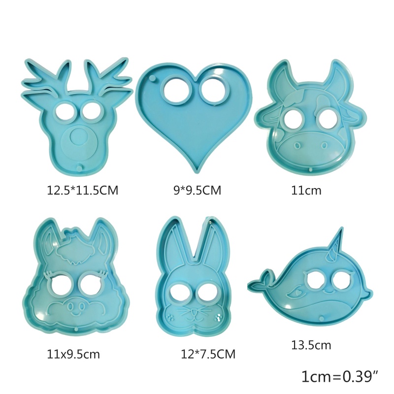 Khuôn Silicone Làm Móc Khóa Nhựa Resin