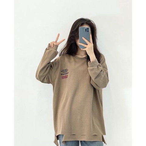 ( FREESHIP) ảo thun dài tay 123 rách gấu miho.house