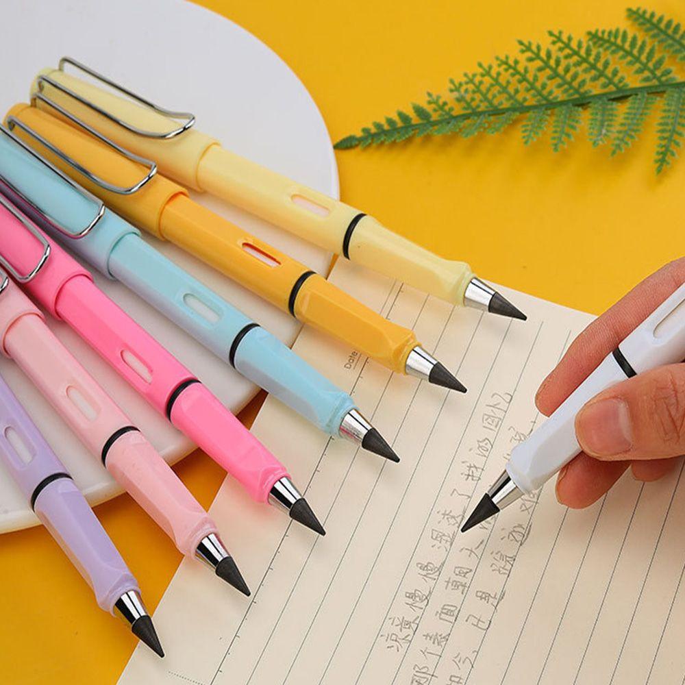 PEWANY Bút Chì Bấm Thay Thế Không Giới Hạn Có Thể Tháo Rời Cho Học Sinh