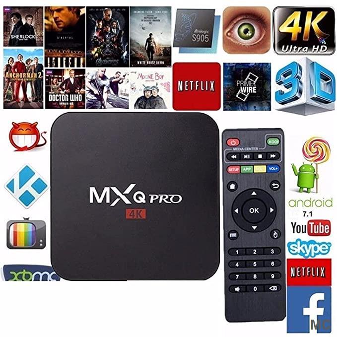 Hộp TV box Thông Minh 4K Pro 16gb/256gb 2.4gwifi Android 10.1 MXQ Pro 4K 24h Chất Lượng Cao