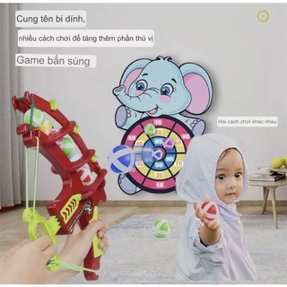 Trò chơi Cung bắn bóng ,ném bóng dính hấp dẫn cho bé