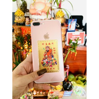 Kim bài Ngũ Lộ Thần Tài phù khai vận mở cung tài lộc, đặt sau ốp lưng điện thoại, phù hợp các loại tuổi