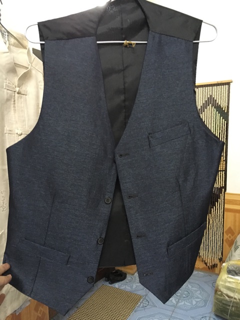 Áo vest ghi lê nam trung niên 3 màu ( đen , kẻ , vàng) hàng đẹp | BigBuy360 - bigbuy360.vn