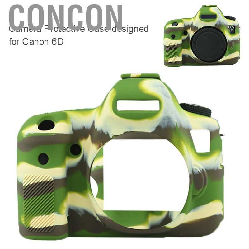 Vỏ Silicone Bảo Vệ Chống Bụi Concon Cho Máy Ảnh Canon 6d