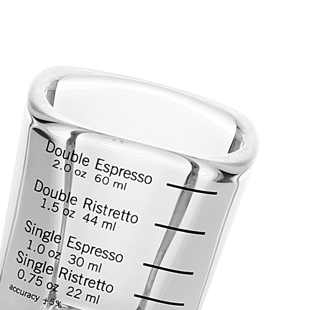 [Dolity2] Cốc Đong Chất Lỏng Bằng Thủy Tinh Dùng Cho Nhà Bếp Quầy Bar Espresso