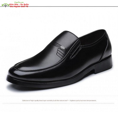 Giày Tây Nam, Da Bò Xịn Xò Cao Cấp Size 45,46,47,48,49 Đen