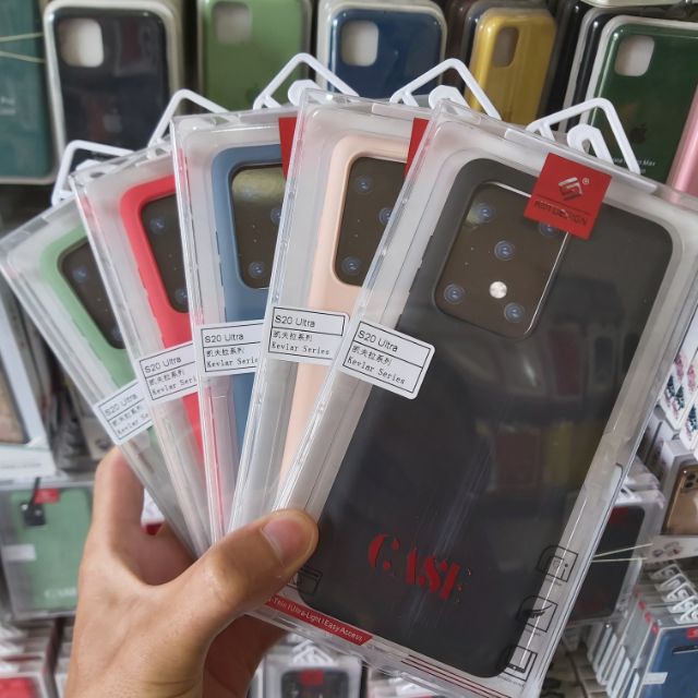 Ốp lưng dẻo chống bẩn Galaxy s20 ultra nhiều màu ( KT Desing Full box )