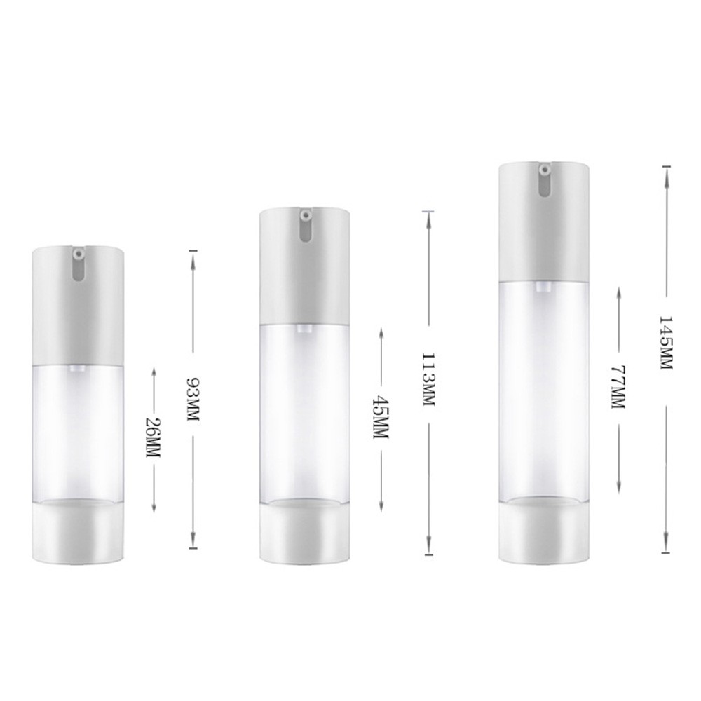 (Hàng Mới Về) Chai Rỗng Dung Tích 15ml 30ml 50ml Dùng Đựng Mỹ Phẩm Khi Đi Du Lịch