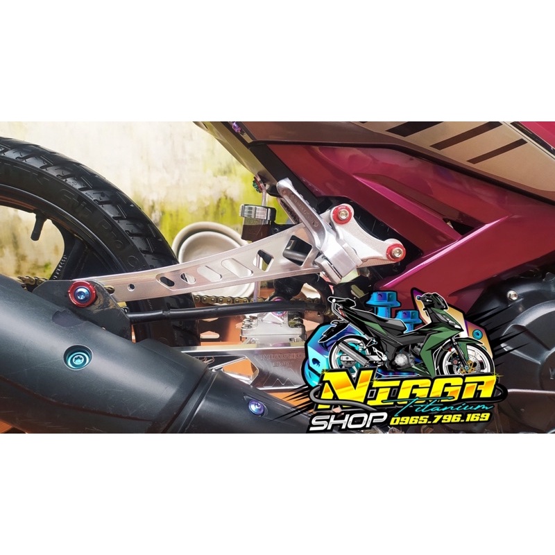 Treo bô malay + gác chân malay ex150