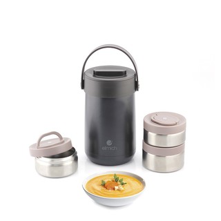 Hộp Đựng Cơm Giữ Nhiệt Elmich 1500ml El3129, Nhập Khẩu: C.H Séc (Hộp Đựng Thức Ăn Elmich)
