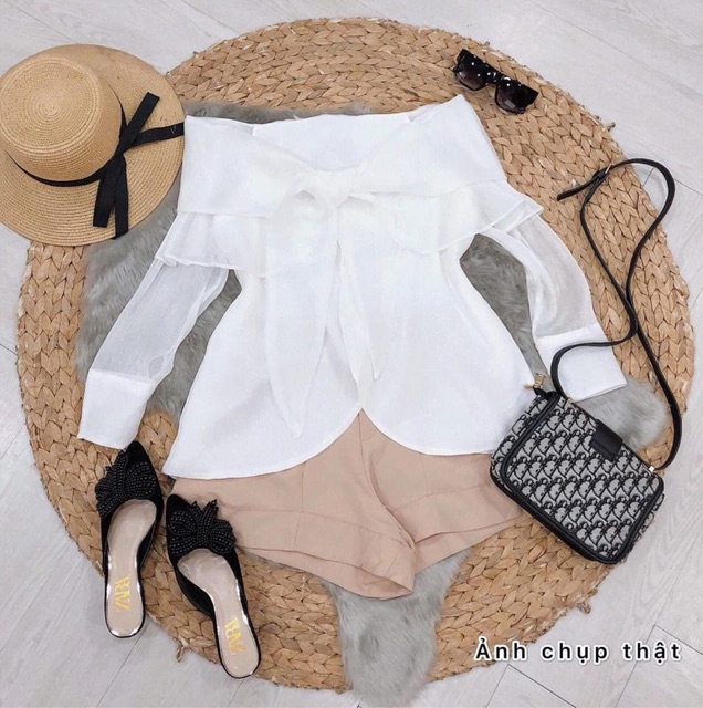 ❤️SÉT ÁO TRỄ VAI NƠ+ QUẦN #205k