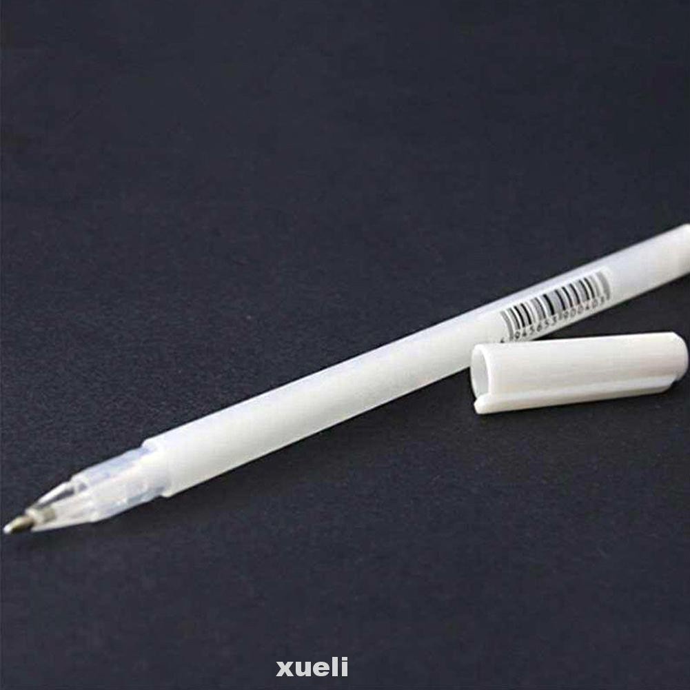 5pcs Marker Black Card White Gel Art Supplies Fine Line School Office Smooth Stationery Painting DIY