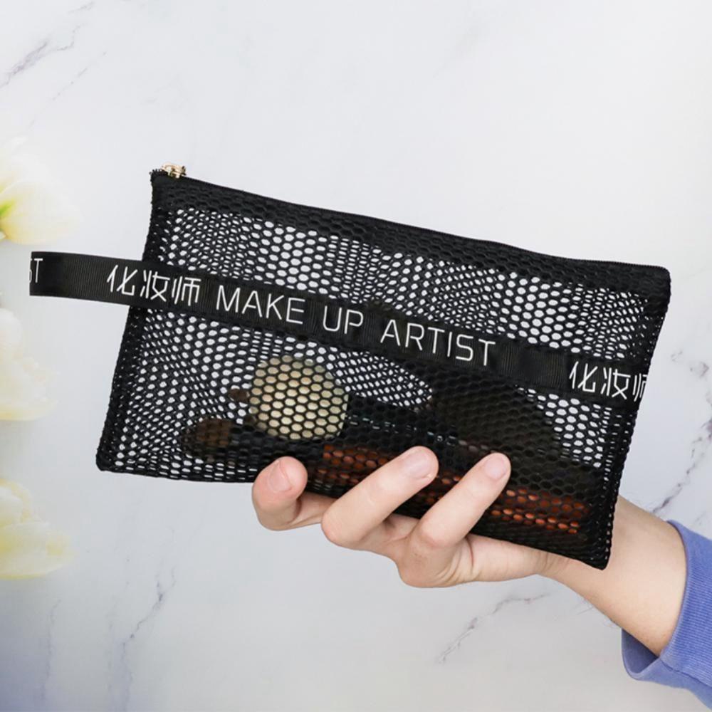 OCEANMAP Túi Lưới Đựng Mỹ Phẩm / Đồ Vệ Sinh Cá Nhân Tiện Dụng Khi Đi Du Lịch