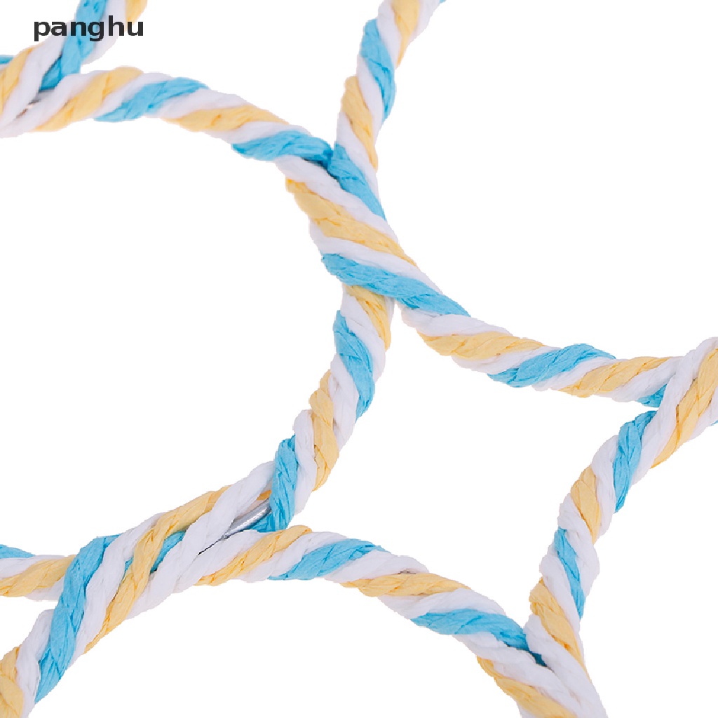 [panghu] Móc Treo Khăn Quàng Cổ / Thắt Lưng Bằng Lụa Hình Tròn Màu Đan Mây Có Thể Gập Lại [V