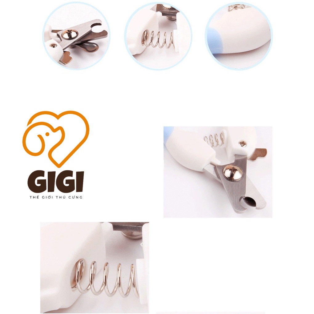 Bộ kìm kéo cắt móng chân kèm dũa size trung cho thú cưng chó mèo phù hợp chó lớn nhỏ phụ kiện giá rẻ - GiGi Pet Shop