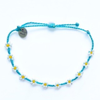 [Whiteline]  Set Vòng tay Blue Daisy (có size Chân)