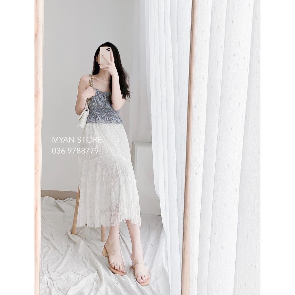 Set đồ nữ cá tính, set váy dài áo dây đi chơi sang chảnh mùa hè đẹp 8A00054 THVVN | BigBuy360 - bigbuy360.vn