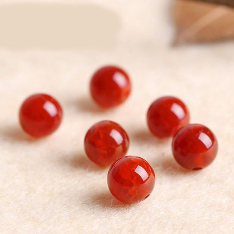 Hạt Đá Mã Não Đỏ Tự Nhiên 4A