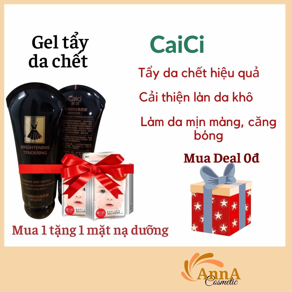 Tẩy Tế Bào Chết Tẩy Da Chết Mặt Hankey Làm Sạch Dưỡng Trắng Trẻ Hóa Da Hàng Nội Địa Trung-AnnA.40.Cosmetic