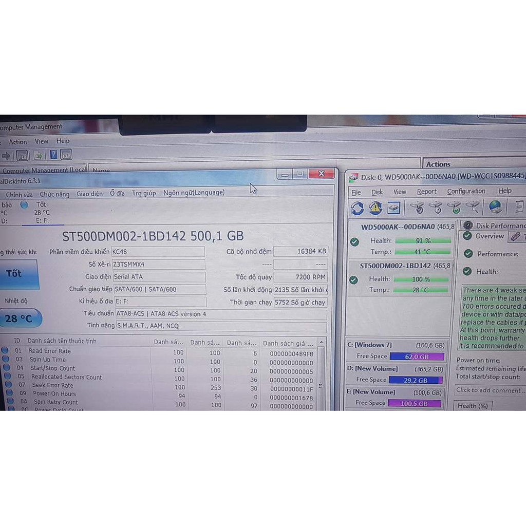 Ổ cứng 500g Pc Seagate , Western Blue { Bảo hành 6 tháng , 1 đổi 1 trong 6 tháng đầu tien } | BigBuy360 - bigbuy360.vn