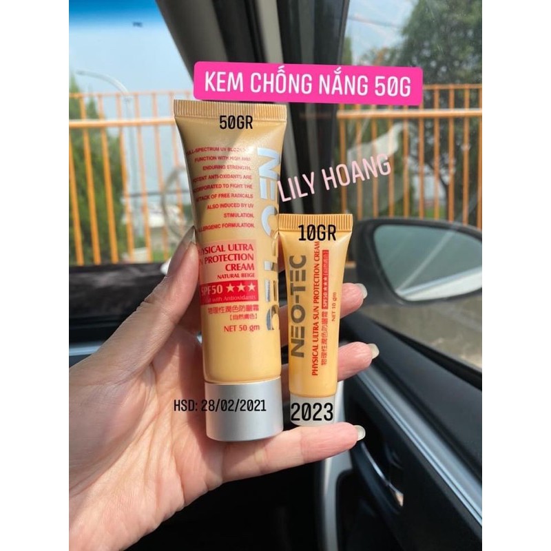 Kem Chống Nắng Vật Lý NEO-TEC Physical Ultra Sun Protection Cream SPF50