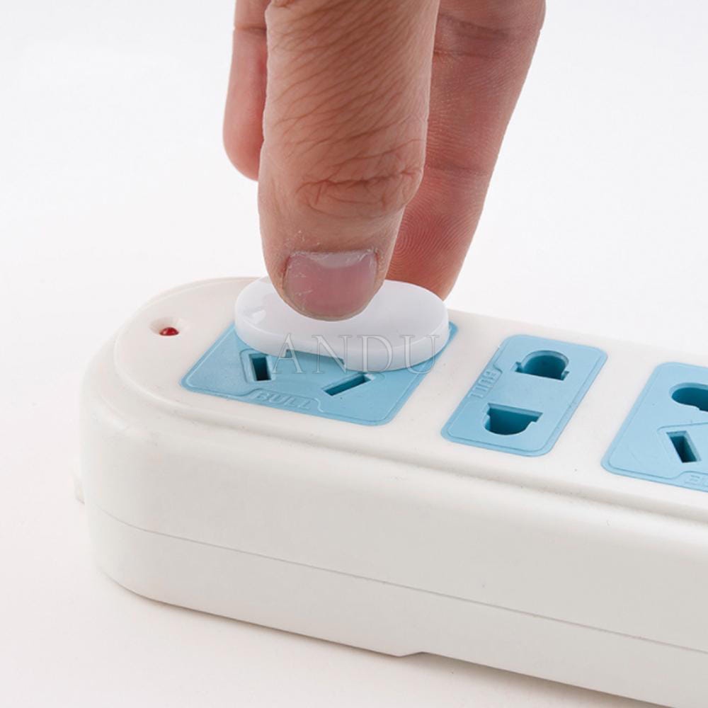 Combo 10 Nút Bịt Ổ Điện 2 Chân, 3 Chân cao cấp,Chống Giật, Nhỏ Gọn Chắc Chắn Cho Bé