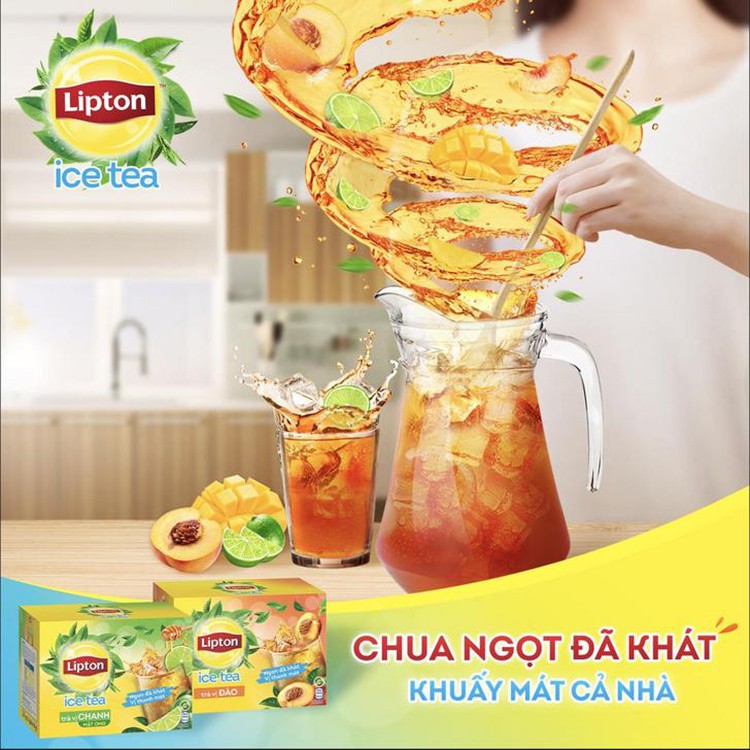 Lipton Đào Chanh hòa tan_224g