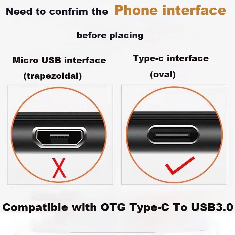 Cáp SạC Nhanh Micro OTG USB 3.0 LoạI C Cho ĐiệN ThoạI Laptop