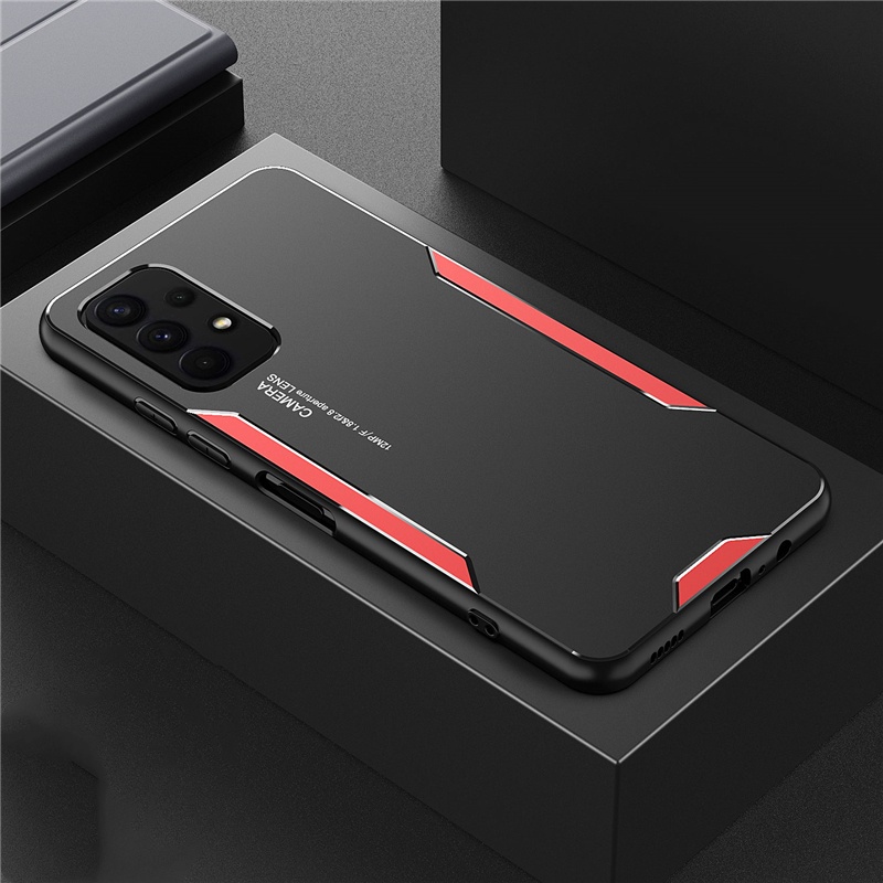 Ốp điện thoại kim loại nhôm nhám chống sốc bảo vệ cho Samsung Galaxy A32 A52 A72 4G 5G A51 A71 4G 5G Ultra