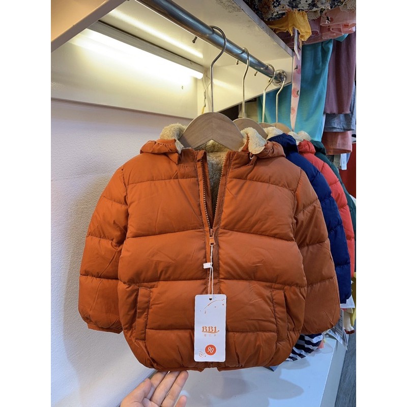 Áo phao lót lông cho bé