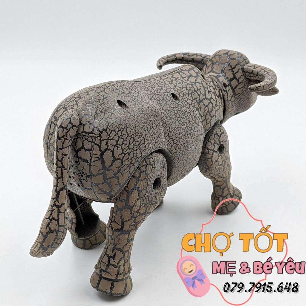 Đồ Chơi Robot trâu tự di chuyển đèn , tiếng kêu đầy sống động