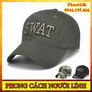 Mũ lưỡi trai lính mỹ swat quân đội - nón kết lính mỹ rằn ri