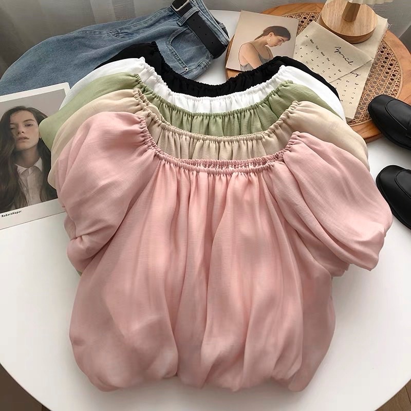 áo trễ vai bồng bềnh (095#)