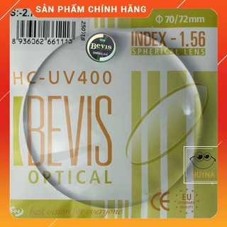 Tròng kính mắt chống trầy xước bevis chống uv400 hàn quốc cao cấp bảo hành 6 tháng