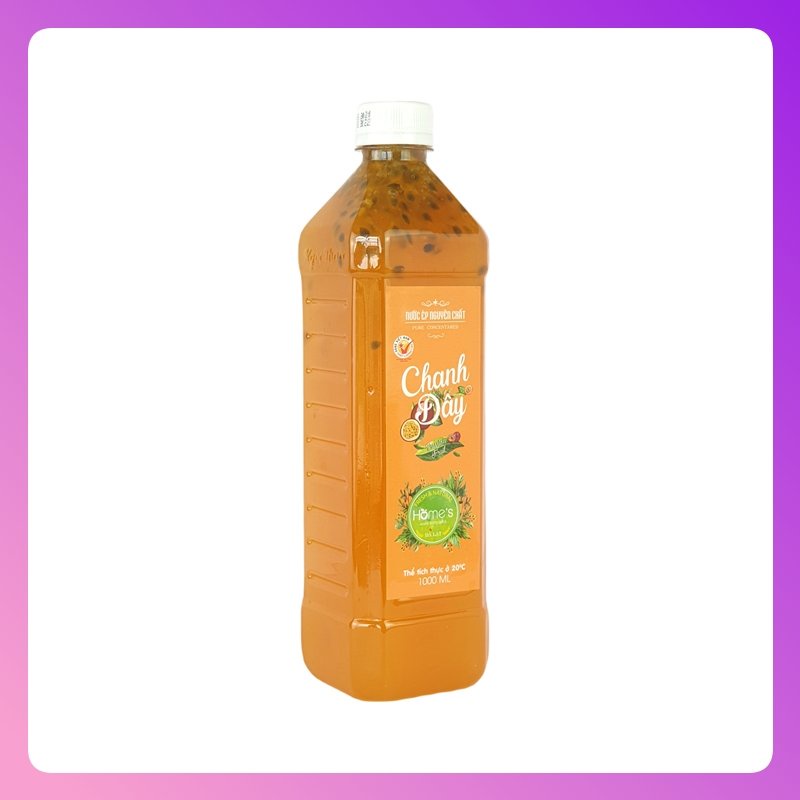 Chai nước cốt chanh dây Ngọc Thảo loại 1000ml