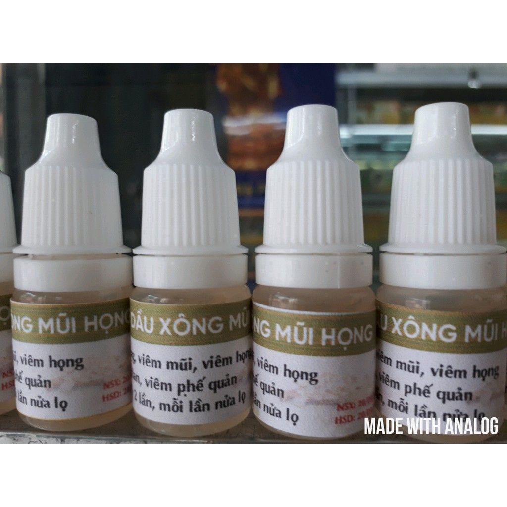 Tinh dầu xông mũi họng 100% thảo dược thriiên nhiên