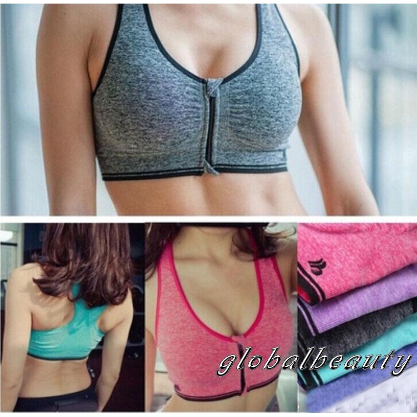 Áo bra thể thao dây kéo lưng quyến rũ cho nữ