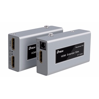 Bộ kéo dài hdmi qua cáp mạng 50/60m dtech |dt-7009c