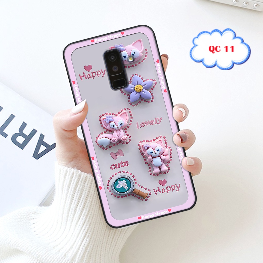 Ốp Samsung J8 in hình hoạt hình cute, dễ thương , đáng yêu