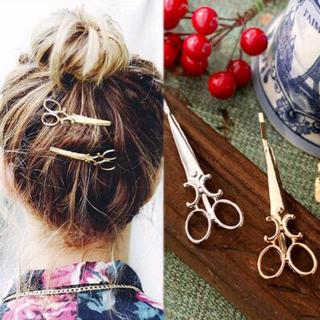 Kẹp tóc kiểu dáng cây kéo độc đáo thời trang nữ
