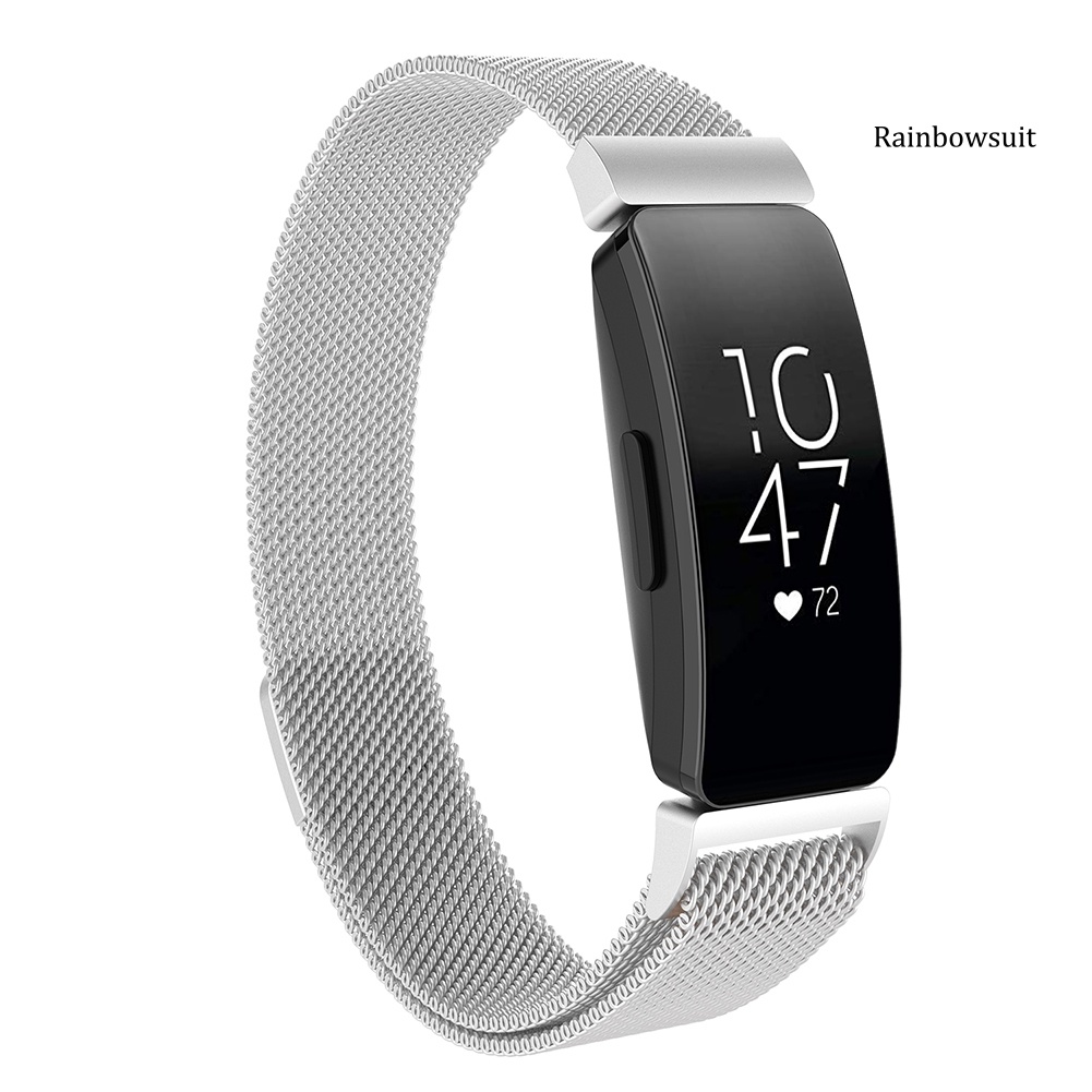 Dây Đeo Inox Dạng Lưới Cho Đồng Hồ Thông Minh Fitbit Inspire Hr