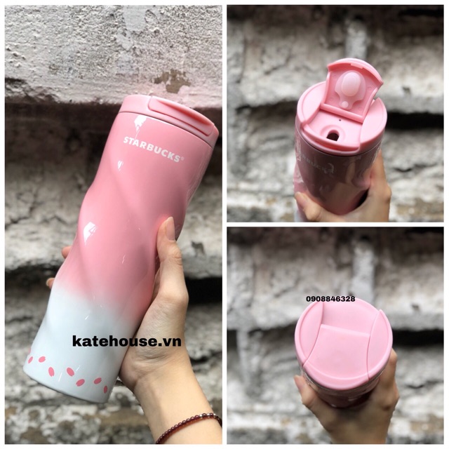 Bình giữ nhiệt Starbucks Tornado Japan light Purplr Siren