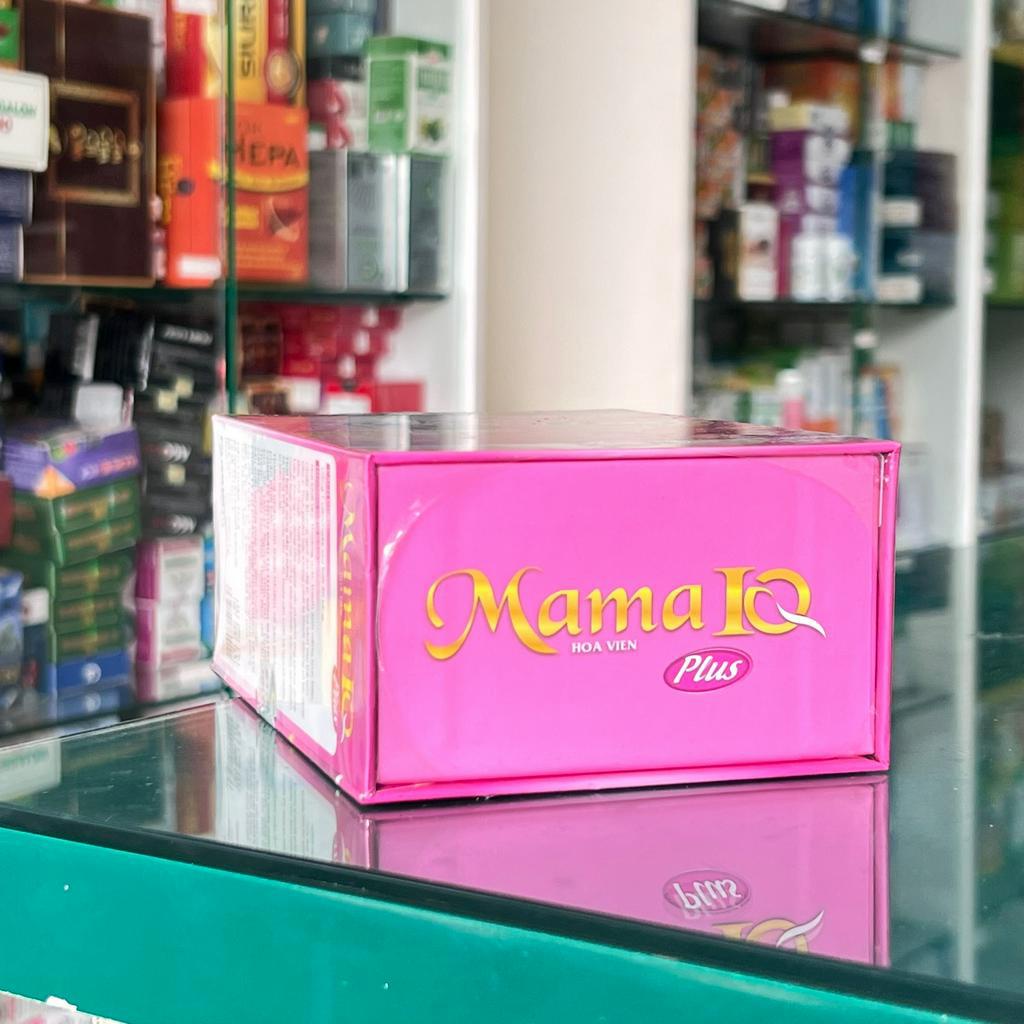 Mama IQ Plus Hoa Viên, Hỗ trợ giúp bổ sung sắt-acid folic-DHA-EPA và các vitamin - khoáng chất.