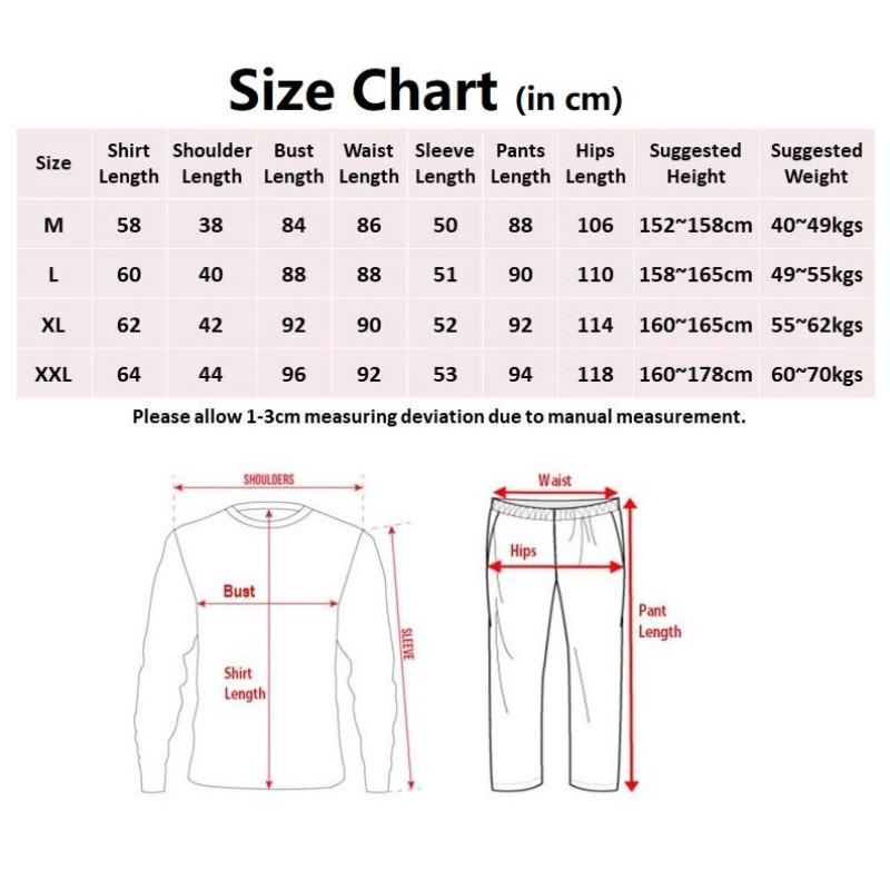 Set đồ ngủ ECMLN tay dài in họa tiết đáng yêu thời trang phái nữ