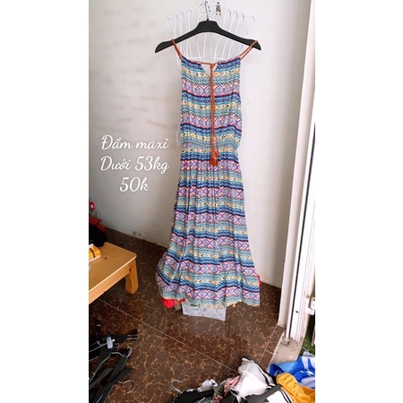 Đầm maxi, hai dây kiểu